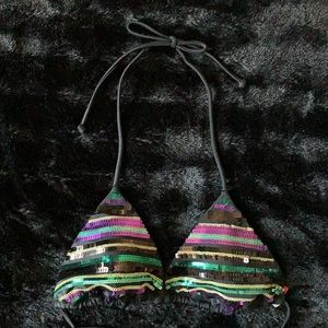 Victoria’s Secret Sequins Bikini Top